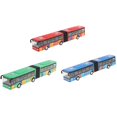 thumbnail image 4 of Esquirla 1:64 Autobus Urbain à Deux Compartiments en Alliage à Rétrofriction Voiture Collection en Métal Modèle Rouge, 4 of 8