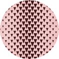 thumbnail image 1 of Ahgly Company Tapis Rond Lavable en Machine Intérieur Transitionnel Rose Clair, 4 Pieds Rond, 1 of 7