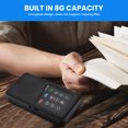 thumbnail image 4 of Portable Scripture Player, Solar Powered Portable Electronic Sound Scripture Reader, 8G Capacity, with Earphone, Lanyard, Charging Cable, 4 of 7