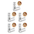 thumbnail image 2 of Wweixi Durable And Reusable Stainless Steel Salt And Pepper Shakers Silver Easy 5Set, 2 of 6