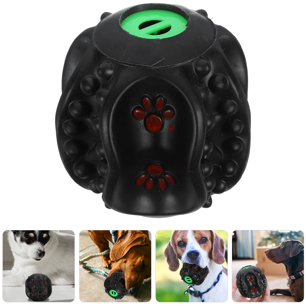 BRIGHTFUFU 1Pcs Dog Treat Dispensing Toy Interactive Dog Toys for Training Sessions and Indoor Play 8.5x8.5x8.5in