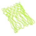 thumbnail image 2 of EeaseCA Night Glowing Luminous Basketball Net Nylon Braided Standard Professional Basketball Net Heavy Duty Thick Net Basketball Net (Green), 2 of 7