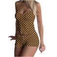thumbnail image 2 of Miqool Ensemble 2 Pcs Y2k pour Femmes à Rayures avec Short, Haut Tube Court Sans Manches et Short, Tenue Assortie, Ensembles de Pyjama, Tenue d'Intérieur, 2 of 7