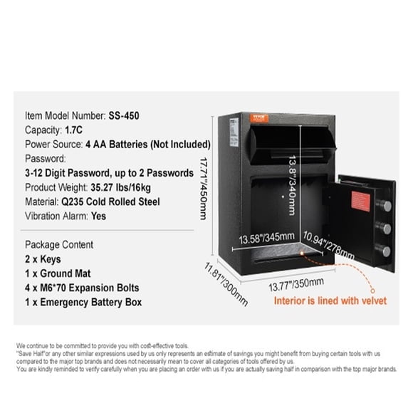 Home Safe & Safety Deposit Box | Walmart Canada