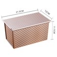 thumbnail image 3 of With Lid Cake Bread Baking Tray Bread Tray Bread Tray French Non Stick Steel Baking Supplies Bakeware with Lids 8x8 Ceramic Baking Sheets for Oven Baking Pan with Rack Baking Pan Organizer Baking Pans, 3 of 8