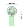 thumbnail image 2 of Boovnll Fan, Usb Rechargeable Handheld Small Fan with Light Student Portable Fan Mini Silent Desktop Fan, Portable Fan, Desk Fan, Fans, 2 of 2