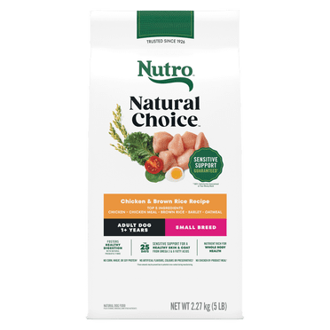 Nutro Natural Choice Small Breed Chicken & Brown Rice Recipe Adult Dry Dog Food 5 lbs