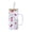 E, variant on WIFKLSIIPG Heat Glass Cup with Straw 400ML Suitable for Cold Drinks Juice Milk Including Lid Glass Texture Suitable for Various Beverages