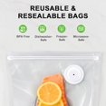 thumbnail image 3 of BoxLegend Handheld Vacuum Sealer for Food with 40 Reusable Vacuum Sealer Bags, Compact Vacuum Sealer Machine, Portable Seal Meal Saver, Wireless Food Sealer, 3 of 8