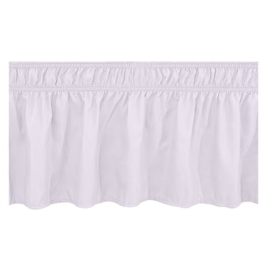 Wrap Around Bed Skirt Bed Skirt Wrap Around Elastic Ruffles with Elastic Belt
