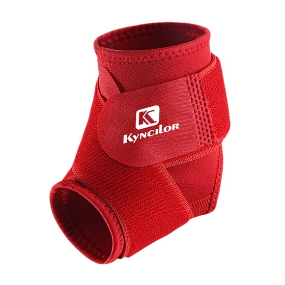 Sport Elastic High Sports Equipment Safety Running Basketball Ankle Support Red&L Red&L
