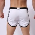 thumbnail image 4 of Men's Athletic Shorts Summer Drawstring Quick Dry Lightweight Running Workout Gym Beach Lounge Shorts with Pockets, 4 of 7