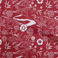 thumbnail image 1 of oneOone Rayon Red Fabric Asian Japanese Pattern Craft Projects Decor Fabric Printed By The Yard 56 Inch Wide, 1 of 4