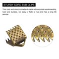 thumbnail image 4 of Unique Bargains 300Pack Ribbon Crimp Clamp Ends 6mm Cord End Clasp for DIY Craft Bronze Tone, 4 of 7