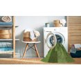 thumbnail image 2 of Ahgly Tapis d'Intérieur Lavable en Machine Rond Vert Algue, 6 Pieds Rond, 2 of 7