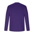 thumbnail image 4 of Yuyuzo Workout Tops for Men Long Sleeve Shirts Sun Protection Solid Color Outdoor Athletic T-Shirts, 4 of 5