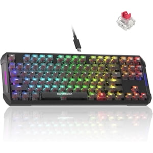 DarkBeacon Flux 87 HE Clavier de jeu magnétique, actionnement réglable
