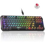 DarkBeacon Flux 87 HE Magnetic Switch Gaming Keyboard, Adjustable Actuation