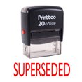 thumbnail image 2 of Printtoo SUPERSEDED Self Inking Rubber Stamp Office Stationary Stamp-Red, 2 of 2