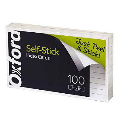 INDEX 3X5 WH 100PK - FRENCH