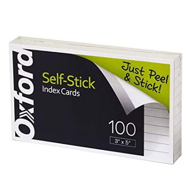 INDEX 3X5 WH 100PK - FRENCH