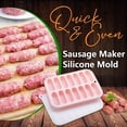 thumbnail image 1 of ZZkhGO Sausage Maker DIY, Hot Dog Ham Baking Form, Non-Stick Kitchen Tool for Making Sausages Snacks, 1 of 6