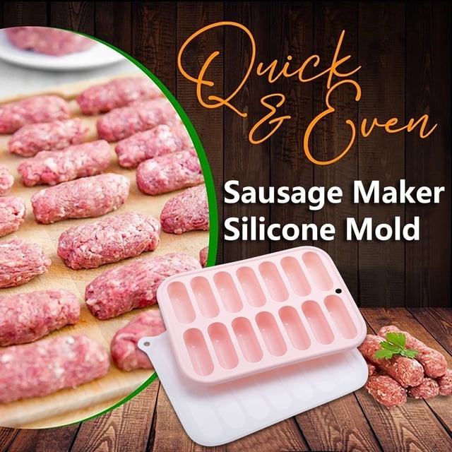 ZZkhGO Sausage Maker DIY, Hot Dog Ham Baking Form, Non-Stick Kitchen Tool for Making Sausages Snacks