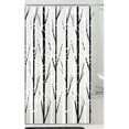 thumbnail image 1 of Mainstays Waterproof PEVA Woodland Shower Curtain or Liner, 70” x 72”, Black and White, 1 of 5