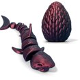 thumbnail image 2 of Birdeem Fish Tank Decorations, Fish Tank Decoration, Sharks Ornament Fish Tank Coffee Table Ornament All Joint Movable Standing Small Gift, Shark Tank Products, 2 of 5