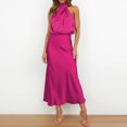 thumbnail image 2 of Ketyyh-chn99 Robes de Soirée Formelles pour Femmes Robe de Cocktail Femme Mode Élégante Robe de Soirée pour Dames Rose Vif,P, 2 of 5