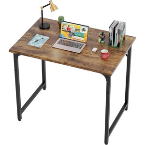 Bureau d'ordinateur, bureau à domicile bureau rédaction Table moderne Style simple PC Bureau avec cadre en métal pour le bureau d'accueil