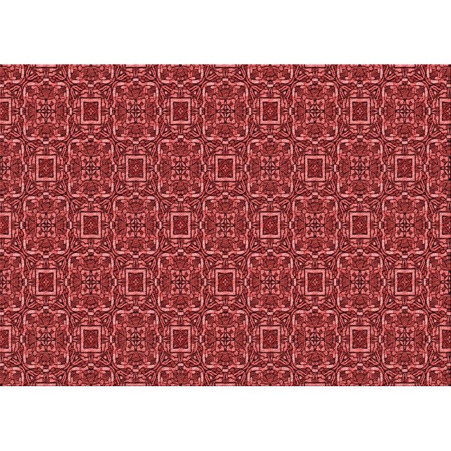 Ahgly Company Tapis Rectangulaire Lavable en Machine Intérieur Transitionnel Rouge Canneberge, 5 Pieds x 7 Pieds