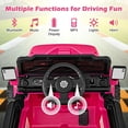 thumbnail image 4 of OLAKIDS Ride on Truck, 12V Battery Powered Electric Vehicle for Kids with Remote Control, Bluetooth, Power Display, LED Lights, Music Player, Ride on Toy for 3+ Boys Girls, 4 of 9