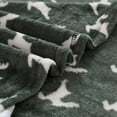 thumbnail image 4 of Holiday Time Plush Throw Blanket Reindeer, 50 in x 60 in, 4 of 9