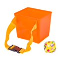 thumbnail image 2 of KLKCMS Seaux Poire Jeu de Lancer, Sacs de Sable à Lancer dans un Seau pour Enfants, Seau Orange Intérieur Extérieur, 2 of 9