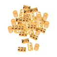 thumbnail image 3 of TISHITA 100 Pieces Dreadlocks Beads Beard Beads Fashion Adjustable Decorative Hair Braid A, 3 of 8
