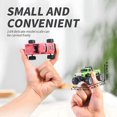 thumbnail image 3 of EASTIN Mini Rc Monster Truck  1/64 Scale Monster Truck with Lights  2.4Ghz Remote Control Car Rechargeable Mini Monster Truck Rc  Alloy Rc Semi Truck for Kids Gifts  Speed Adjustable, 3 of 7