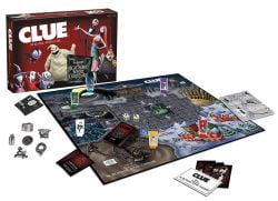 USAOPOLY Clue Tim Burton Nightmare Before Christmas Mystery Board Game
