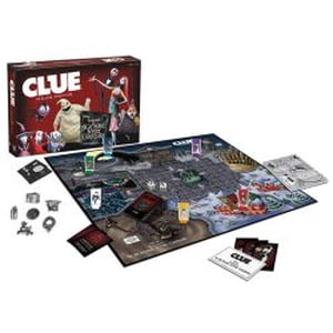 USAOPOLY Clue Tim Burton Nightmare Before Christmas Mystery Board Game