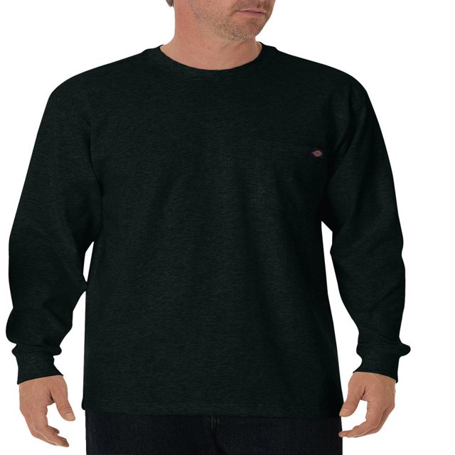 T-Shirt à Manches Longues Col Rond pour Hommes et Grands Hommes
