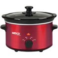thumbnail image 1 of Nesco® Mijoteuse Ovale Rouge Métallique de 1,5 Pinte, 1 of 4