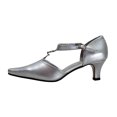 thumbnail image 3 of FLORAL Maribel Women's Wide Width Rhinestone Accent T-Strap Heels, 3 of 6