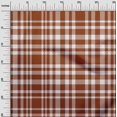 thumbnail image 3 of oneOone Cotton Flex Brown Fabric Check Sewing Craft Projects Fabric Prints By Yard 40 Inch Wide, 3 of 4
