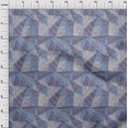 thumbnail image 4 of oneOone Georgette Viscose Navy Blue Fabric Abstracts Craft Projects Decor Fabric Printed By The Yard 42 Inch Wide, 4 of 5