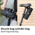 thumbnail image 3 of Bicycle Cylinder Bag Beam Hanging portable front Handle Bag front cylinder Mountain Bike Riding Front Bag, 3 of 9