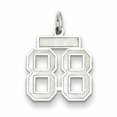 thumbnail image 1 of Pendentif Breloque en Argent Sterling 925 Numéro 88, 1 of 6