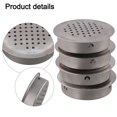 thumbnail image 2 of 4pcs Stainless Steel Vent Covers for Cabinets:Decorative Air Grilles Ventilation, 2 of 12
