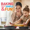 thumbnail image 4 of NutriChef Kitchen Deluxe Oven Non Stick Gray Carbon Steel 10 Piece Bakeware Set, 4 of 7