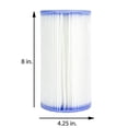 thumbnail image 4 of Intex Pool Easy Set Type A Replacement Filter Pump Cartridge (8 Pack) | 29000E, 4 of 7