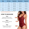 thumbnail image 3 of Women's One Piece Swimsuits Ruched Tommy Control Swimwear V Neck Sexy Back Crossover Swimming Bathing Suits, 3 of 6